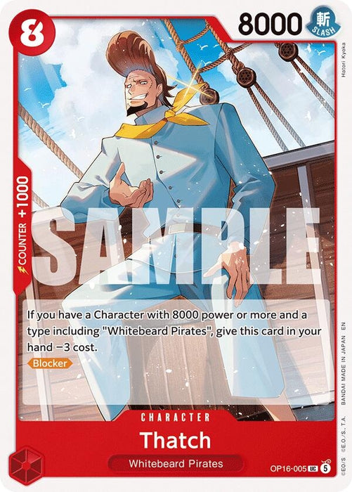 Image for Thatch (OP16-005) [The Time of Battle] - One Piece Card Game