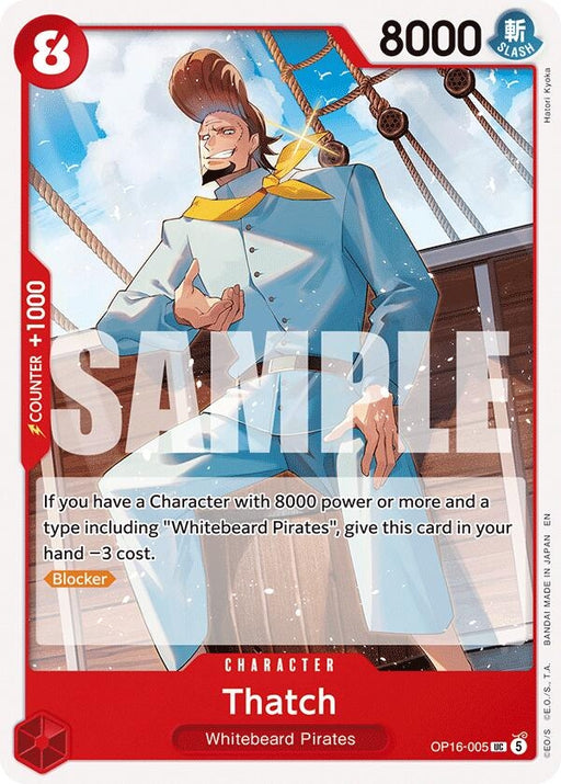 Image for Thatch (OP16-005) [The Time of Battle] - One Piece Card Game