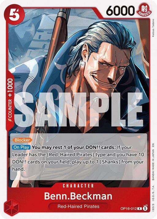 Image for Benn.Beckman (OP16-012) (Foil) [The Time of Battle] - One Piece Card Game