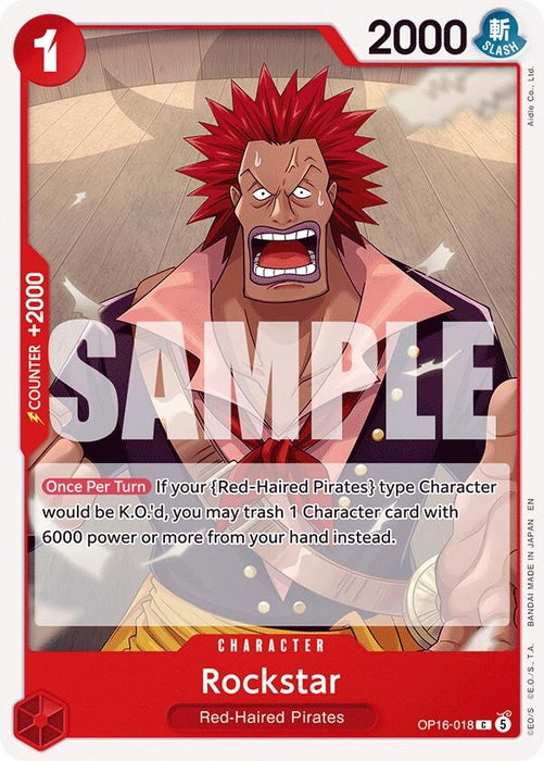 Image for Rockstar (OP16-018) [The Time of Battle] - One Piece Card Game