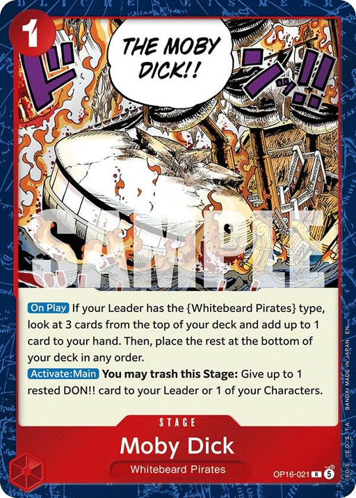 Image for Moby Dick (OP16-021) (Foil) [The Time of Battle] - One Piece Card Game