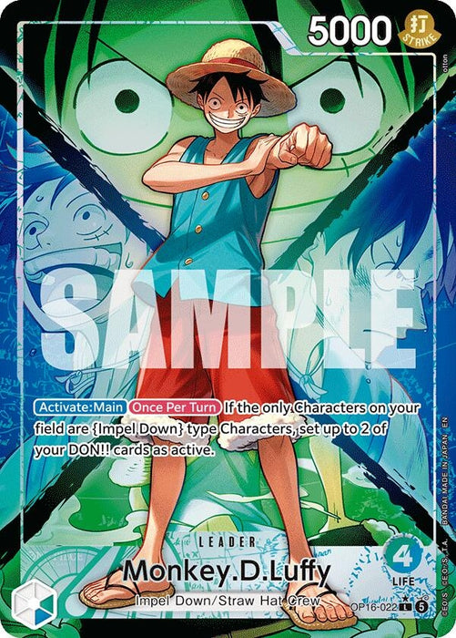 Image for Monkey.D.Luffy (022) (Alternate Art) (OP16-022) (Foil) [The Time of Battle] - One Piece Card Game