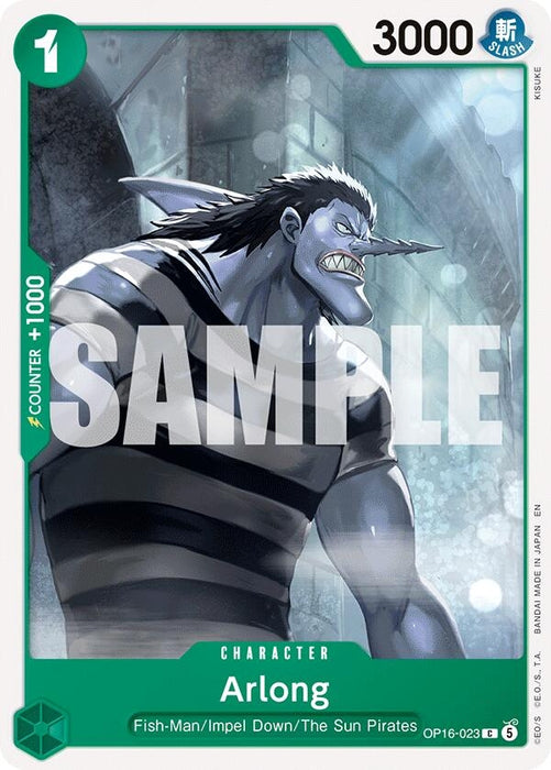 Image for Arlong (OP16-023) [The Time of Battle] - One Piece Card Game