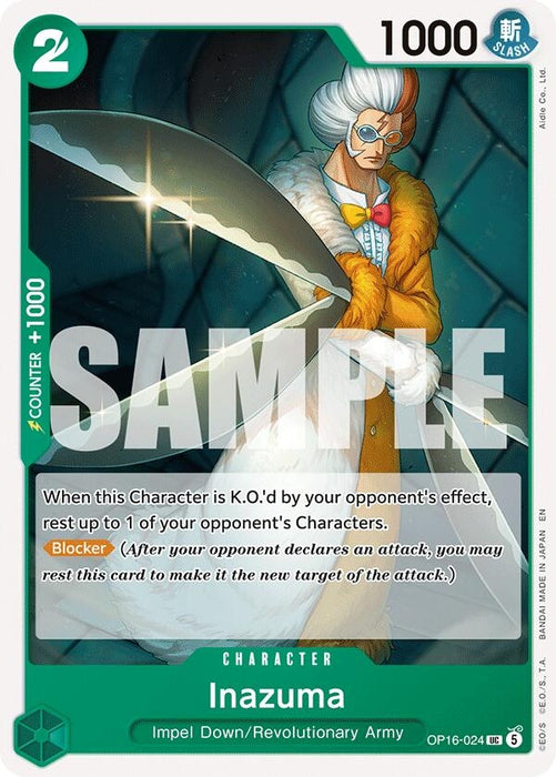 Image for Inazuma (OP16-024) [The Time of Battle] - One Piece Card Game