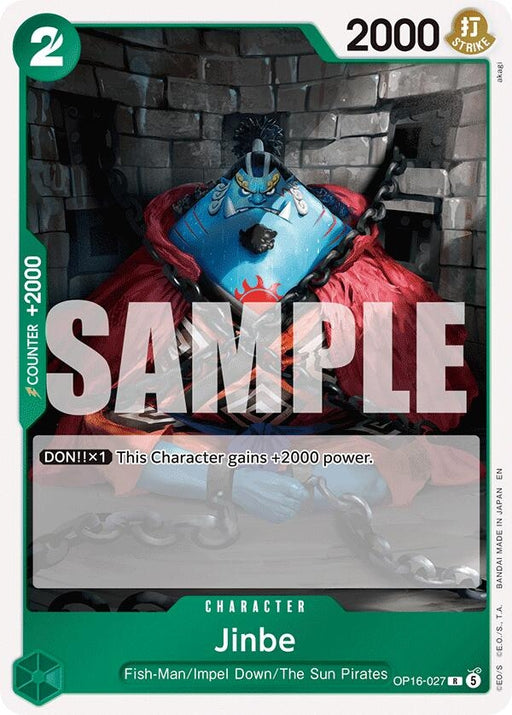 Image for Jinbe (027) (OP16-027) (Foil) [The Time of Battle] - One Piece Card Game