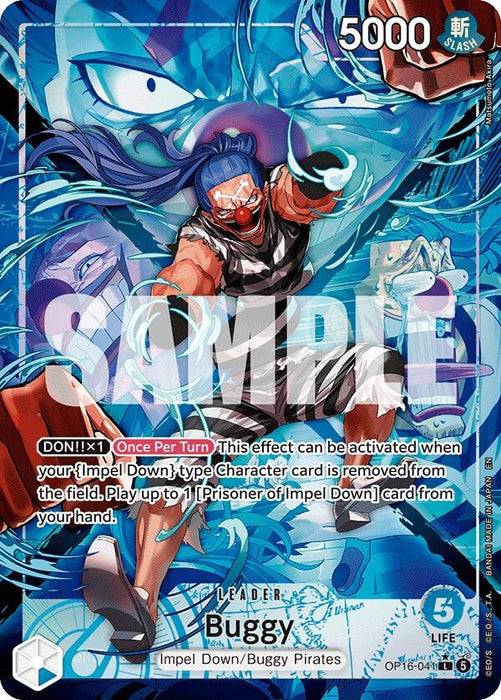 Image for Buggy (041) (Alternate Art) (OP16-041) (Foil) [The Time of Battle] - One Piece Card Game