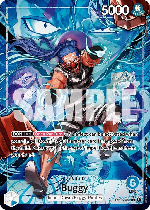 Image for Buggy (041) (Alternate Art) (OP16-041) (Foil) [The Time of Battle] - One Piece Card Game