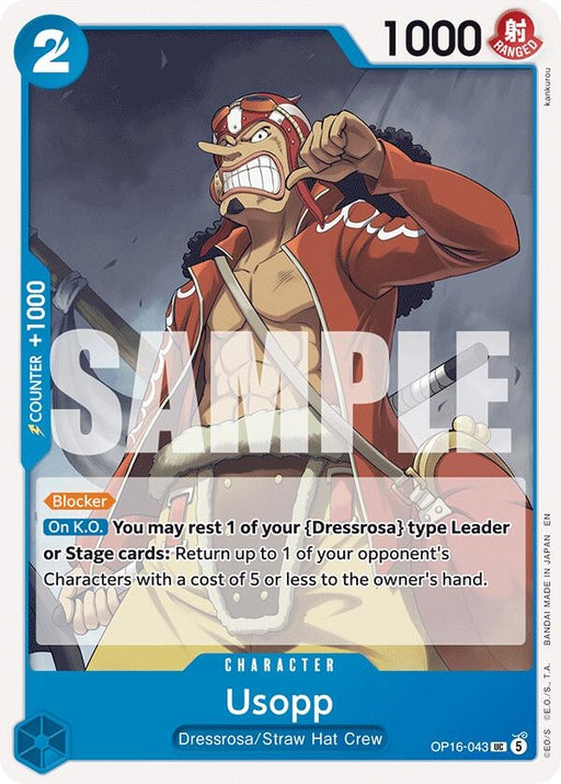 Image for Usopp (OP16-043) [The Time of Battle] - One Piece Card Game