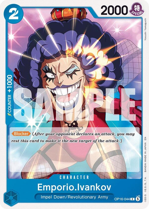 Image for Emporio.Ivankov (044) (OP16-044) [The Time of Battle] - One Piece Card Game