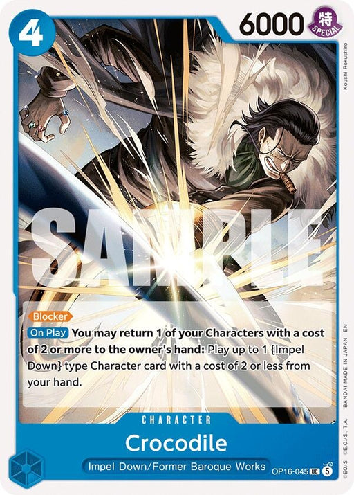 Image for Crocodile (OP16-045) [The Time of Battle] - One Piece Card Game