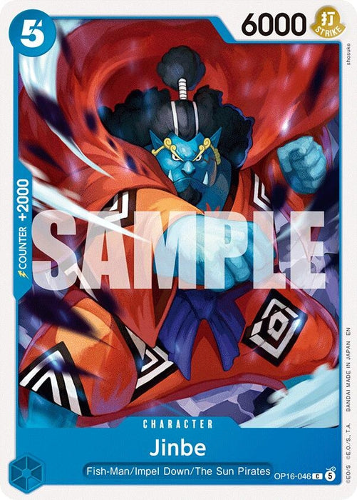 Image for Jinbe (046) (OP16-046) [The Time of Battle] - One Piece Card Game