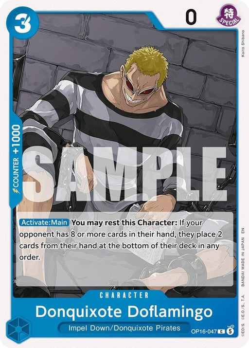 Image for Donquixote Doflamingo (047) (OP16-047) [The Time of Battle] - One Piece Card Game