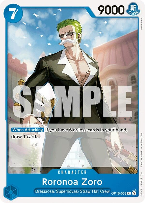 Image for Roronoa Zoro (053) (OP16-053) [The Time of Battle] - One Piece Card Game