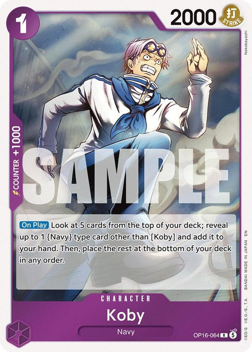 Image for Koby (OP16-064) (Foil) [The Time of Battle] - One Piece Card Game