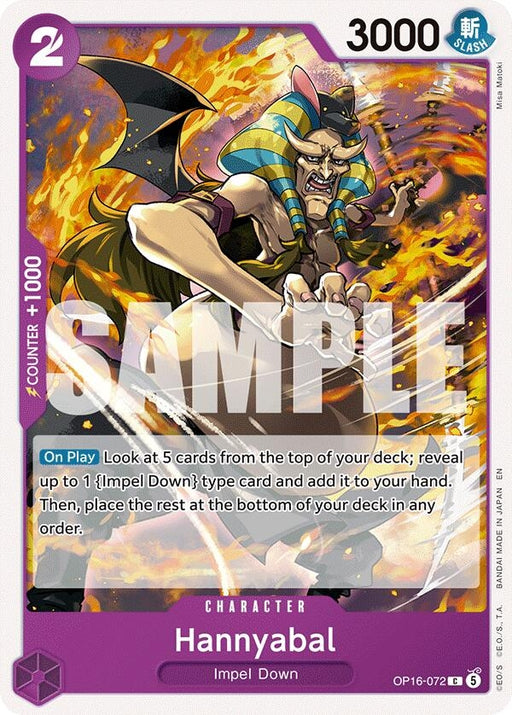 Image for Hannyabal (OP16-072) [The Time of Battle] - One Piece Card Game