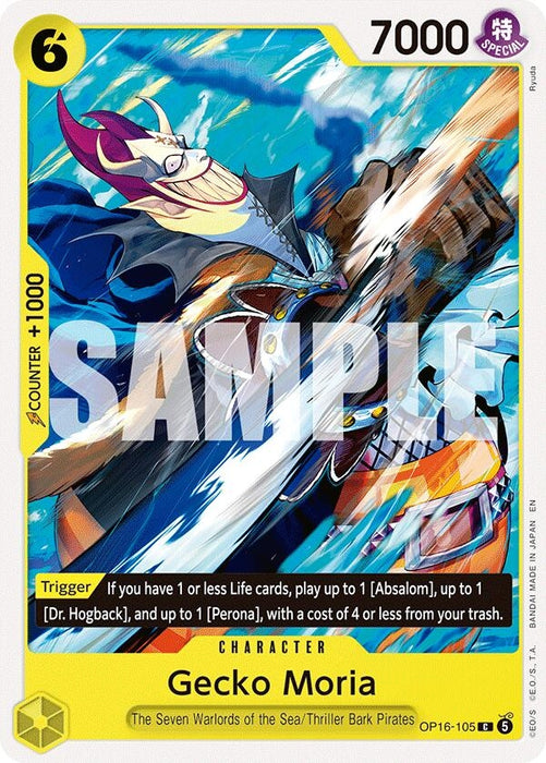 Image for Gecko Moria (OP16-105) [The Time of Battle] - One Piece Card Game