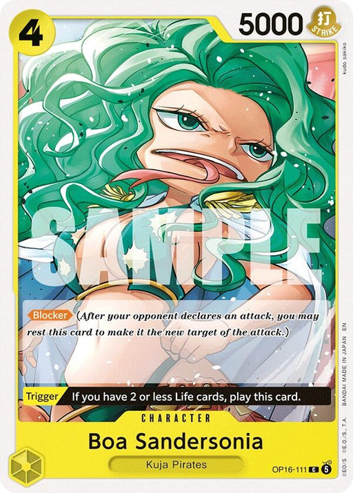 Image for Boa Sandersonia (OP16-111) [The Time of Battle] - One Piece Card Game