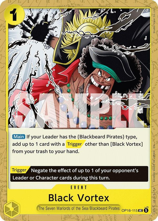 Image for Black Vortex (OP16-115) [The Time of Battle] - One Piece Card Game