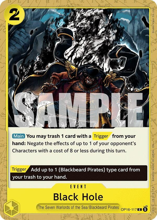 Image for Black Hole (OP16-117) [The Time of Battle] - One Piece Card Game