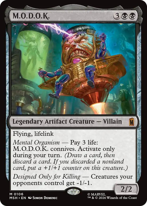 Image for M.O.D.O.K. (106) [Marvel Super Heroes] - Magic: The Gathering