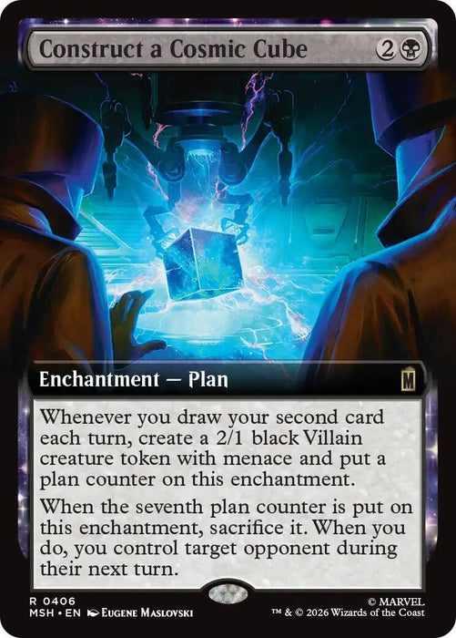Image for Construct a Cosmic Cube (Extended Art) (406) [Marvel Super Heroes] - Magic: The Gathering