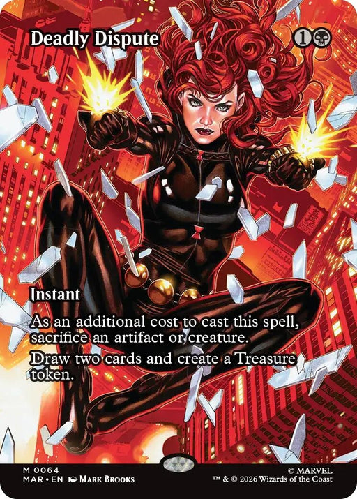 Image for Deadly Dispute (Borderless) (64) [Marvel Universe Eternal-Legal] - Magic: The Gathering