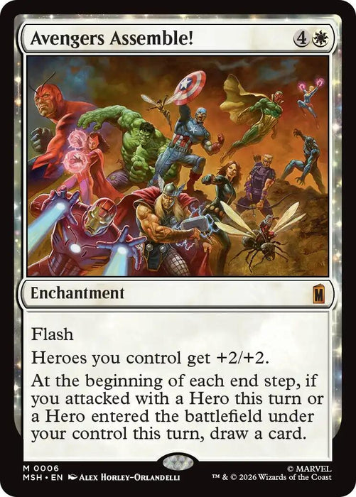 Image for Avengers Assemble! (6) (Foil) [Marvel Super Heroes] - Magic: The Gathering