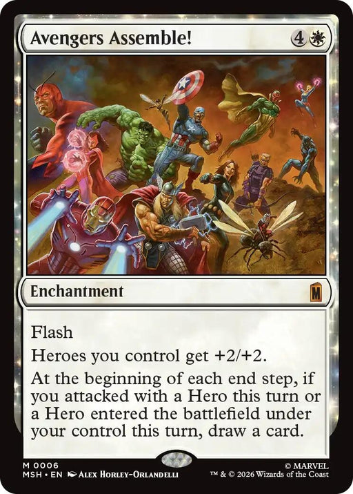 Image for Avengers Assemble! (6) (Foil) [Marvel Super Heroes] - Magic: The Gathering