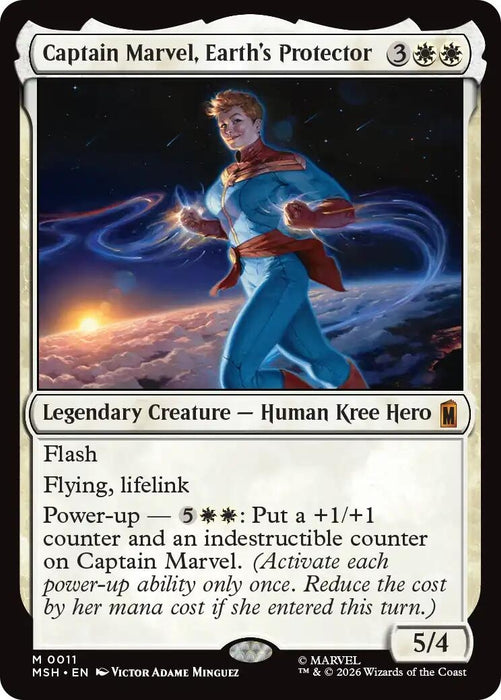 Image for Captain Marvel, Earth's Protector (11) [Marvel Super Heroes] - Magic: The Gathering
