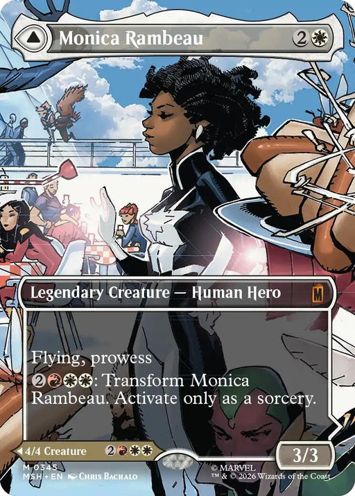 Image for Monica Rambeau (Borderless) (0345) (345) [Marvel Super Heroes] - Magic: The Gathering