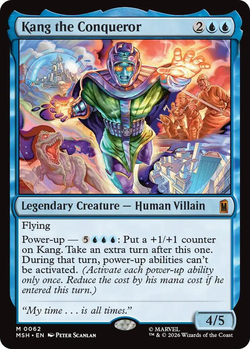 Image for Kang the Conqueror (62) (Foil) [Marvel Super Heroes] - Magic: The Gathering