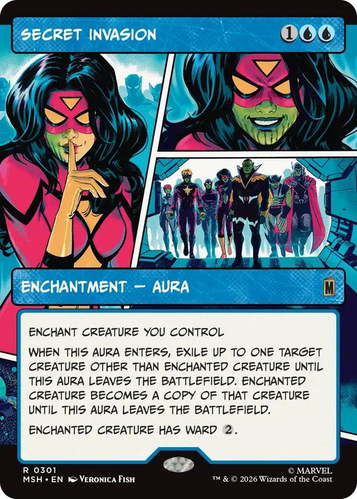 Image for Secret Invasion (Borderless) (301) [Marvel Super Heroes] - Magic: The Gathering