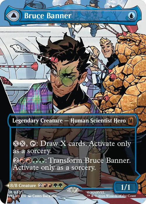 Image for Bruce Banner (Borderless) (0331) (331) (Foil) [Marvel Super Heroes] - Magic: The Gathering