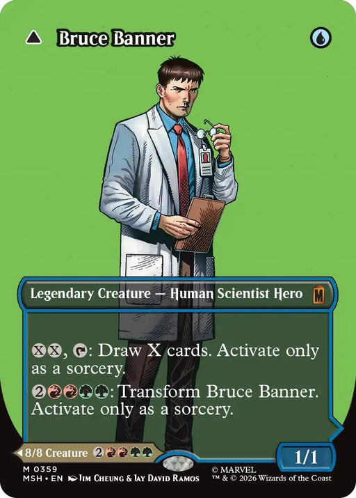 Image for Bruce Banner (Borderless) (0359) (359) [Marvel Super Heroes] - Magic: The Gathering