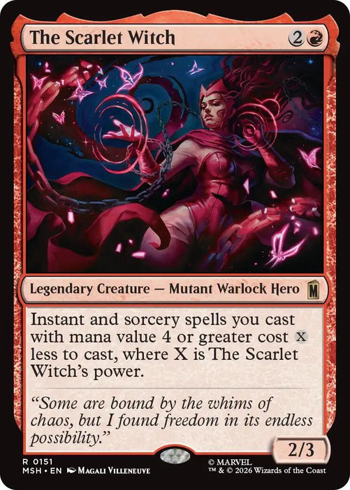 Image for The Scarlet Witch (151) (Foil) [Marvel Super Heroes] - Magic: The Gathering