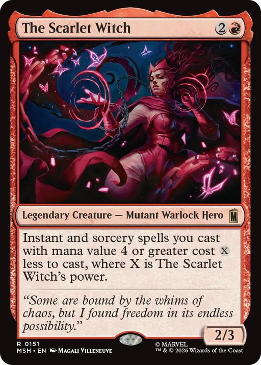 Image for The Scarlet Witch (151) [Marvel Super Heroes] - Magic: The Gathering