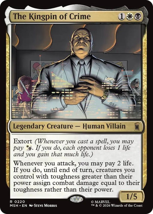 Image for The Kingpin of Crime (220) (Foil) [Marvel Super Heroes] - Magic: The Gathering