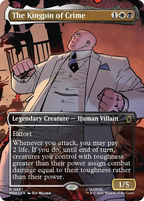 Image for The Kingpin of Crime (Borderless) (0327) (327) [Marvel Super Heroes] - Magic: The Gathering