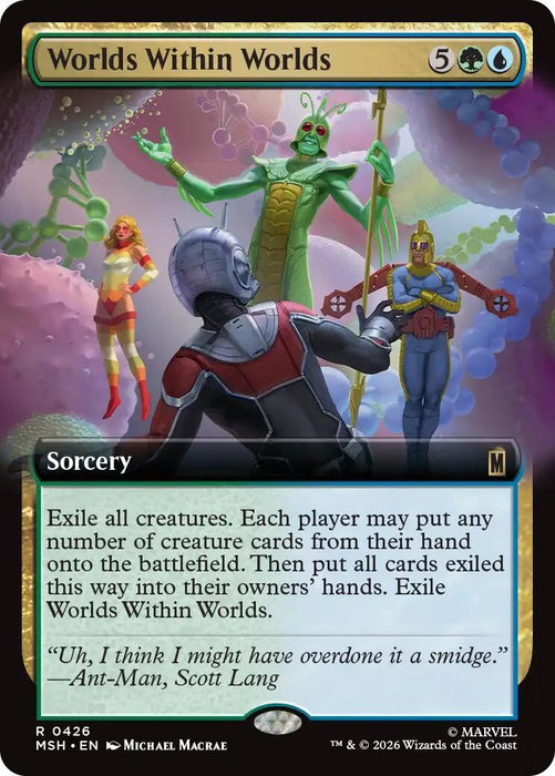 Image for Worlds Within Worlds (Extended Art) (426) (Foil) [Marvel Super Heroes] - Magic: The Gathering