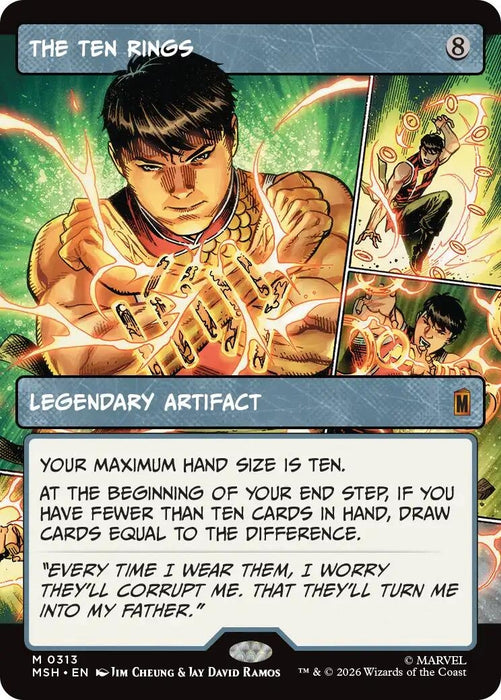 Image for The Ten Rings (Borderless) (313) [Marvel Super Heroes] - Magic: The Gathering