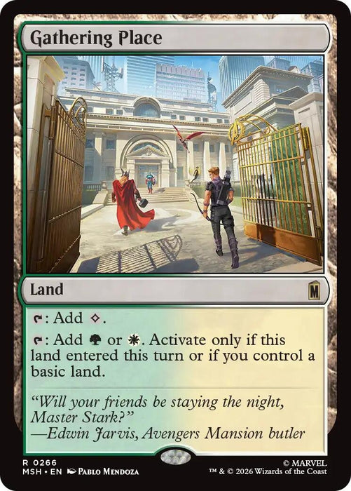 Image for Gathering Place (266) [Marvel Super Heroes] - Magic: The Gathering