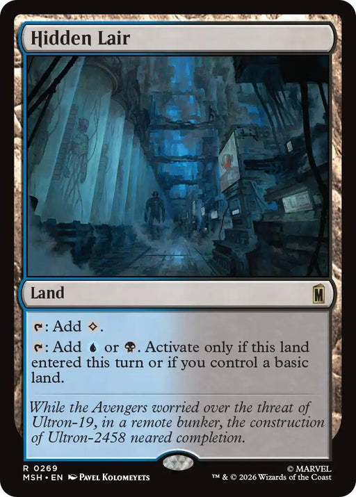 Image for Hidden Lair (269) (Foil) [Marvel Super Heroes] - Magic: The Gathering
