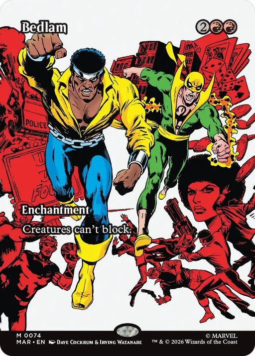 Image for Bedlam (Borderless) (74) [Marvel Universe Eternal-Legal] - Magic: The Gathering