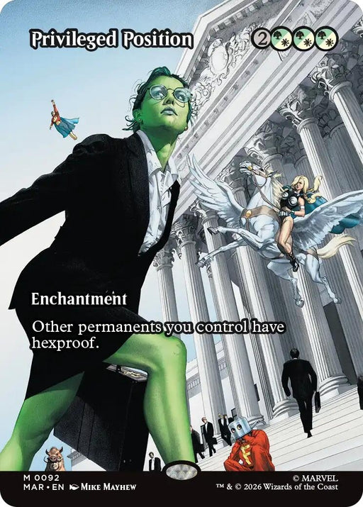 Image for Privileged Position (Borderless) (92) [Marvel Universe Eternal-Legal] - Magic: The Gathering