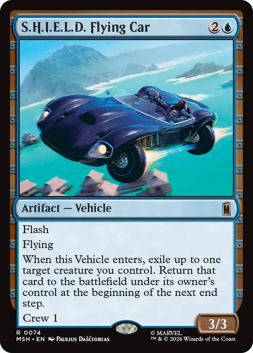 Image for S.H.I.E.L.D. Flying Car (74) [Marvel Super Heroes] - Magic: The Gathering