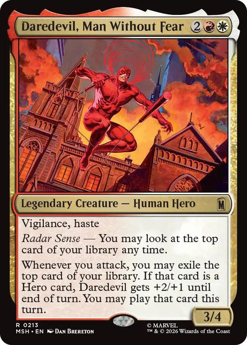 Image for Daredevil, Man Without Fear (213) [Marvel Super Heroes] - Magic: The Gathering