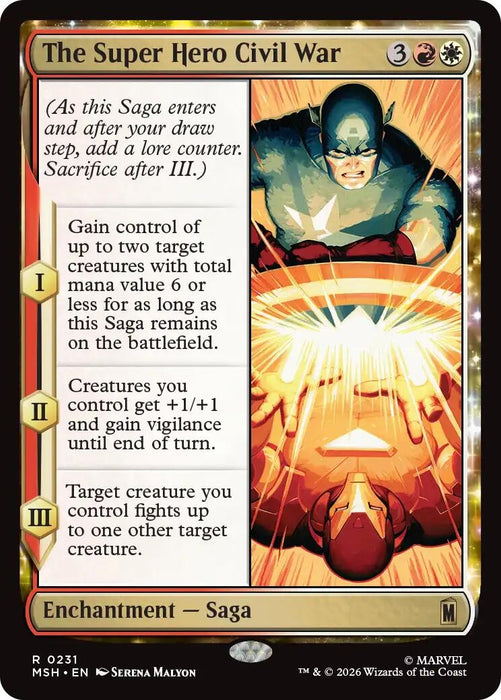Image for The Super Hero Civil War (231) (Foil) [Marvel Super Heroes] - Magic: The Gathering