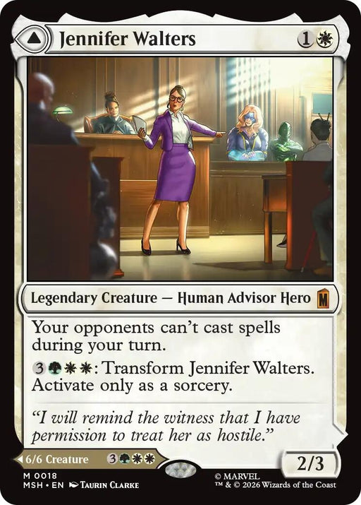 Image for Jennifer Walters (18) (Foil) [Marvel Super Heroes] - Magic: The Gathering