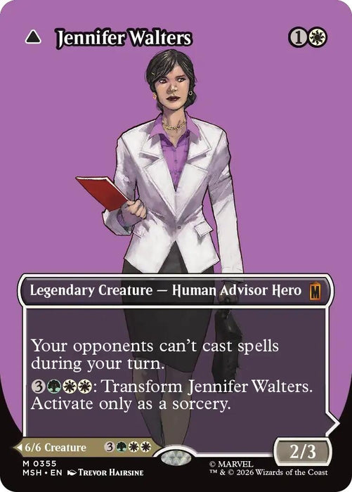 Image for Jennifer Walters (Borderless) (0355) (355) [Marvel Super Heroes] - Magic: The Gathering