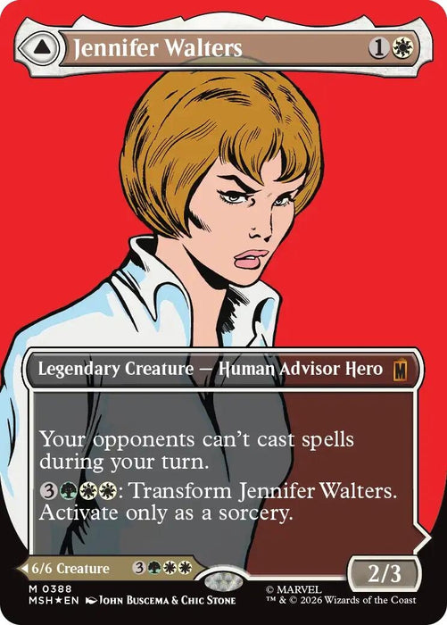 Image for Jennifer Walters (Borderless) (0388) (388) (Foil) [Marvel Super Heroes] - Magic: The Gathering